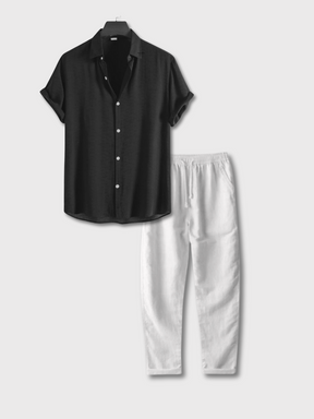 Conjunto Amalfi Raffinato | Camisa + Calça de Linho