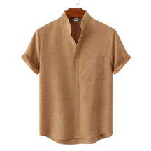 Camisa Masculina em Linho - Kalahary