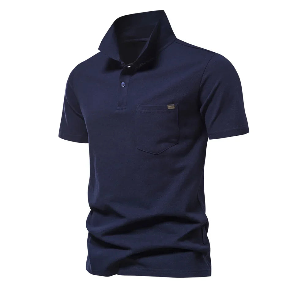 Camisa Masculina Polo Minimalista - Capri