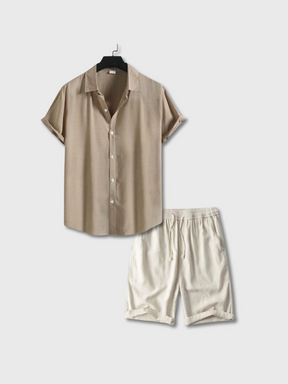 Conjunto Napoli Raffinato | Camisa + Shorts de linho