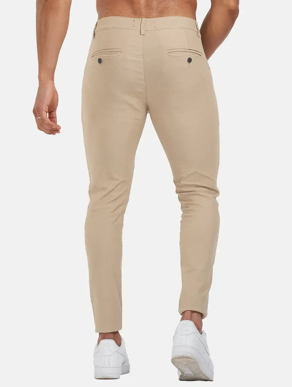 Calça Masculina de Alfaiataria Bege - Cartman